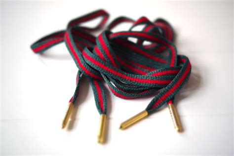 red gucci shoe laces